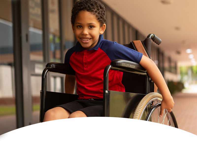 Disabled Boy Wheelchair